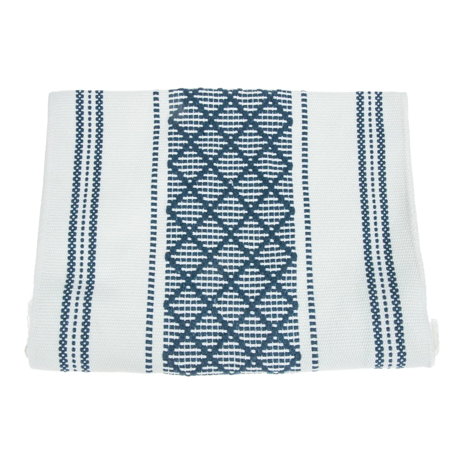 

Yellow Blue Table Runner Decorative Farmhouse Runners Fabric Cloth Party Elegant Dining Buffet Occasions Wedding