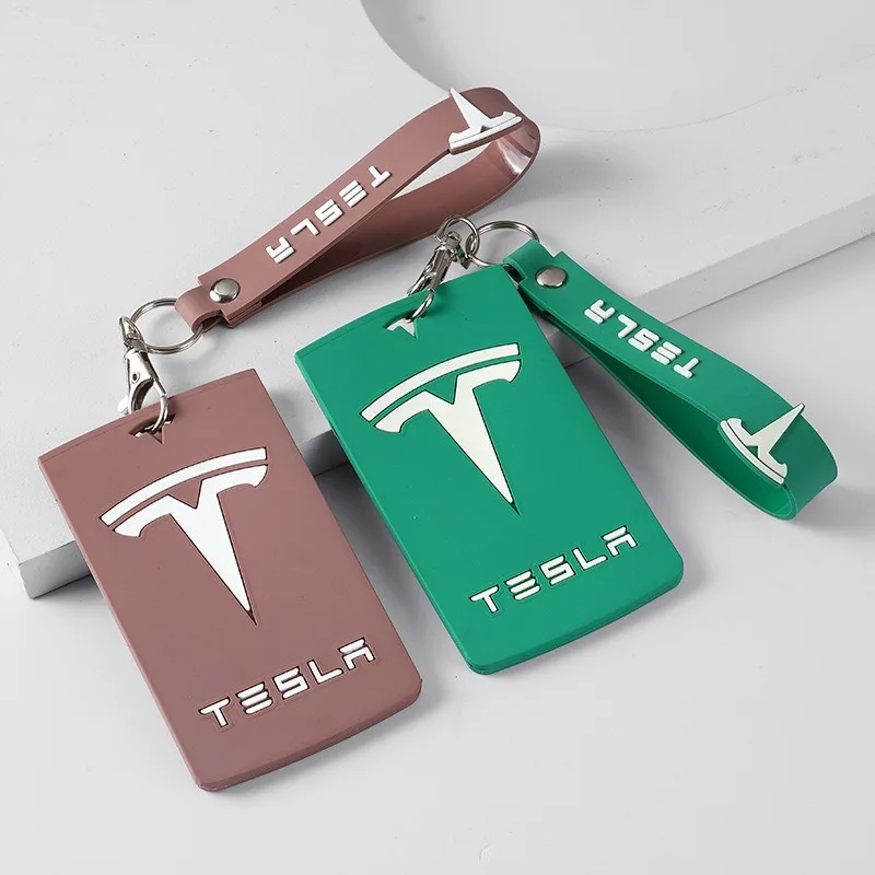 For Tesla Model 3/y Car Key Card Holder Durable Silicone Protection Case Full Cover Wear Resistant Dust Proof Auto Accessories