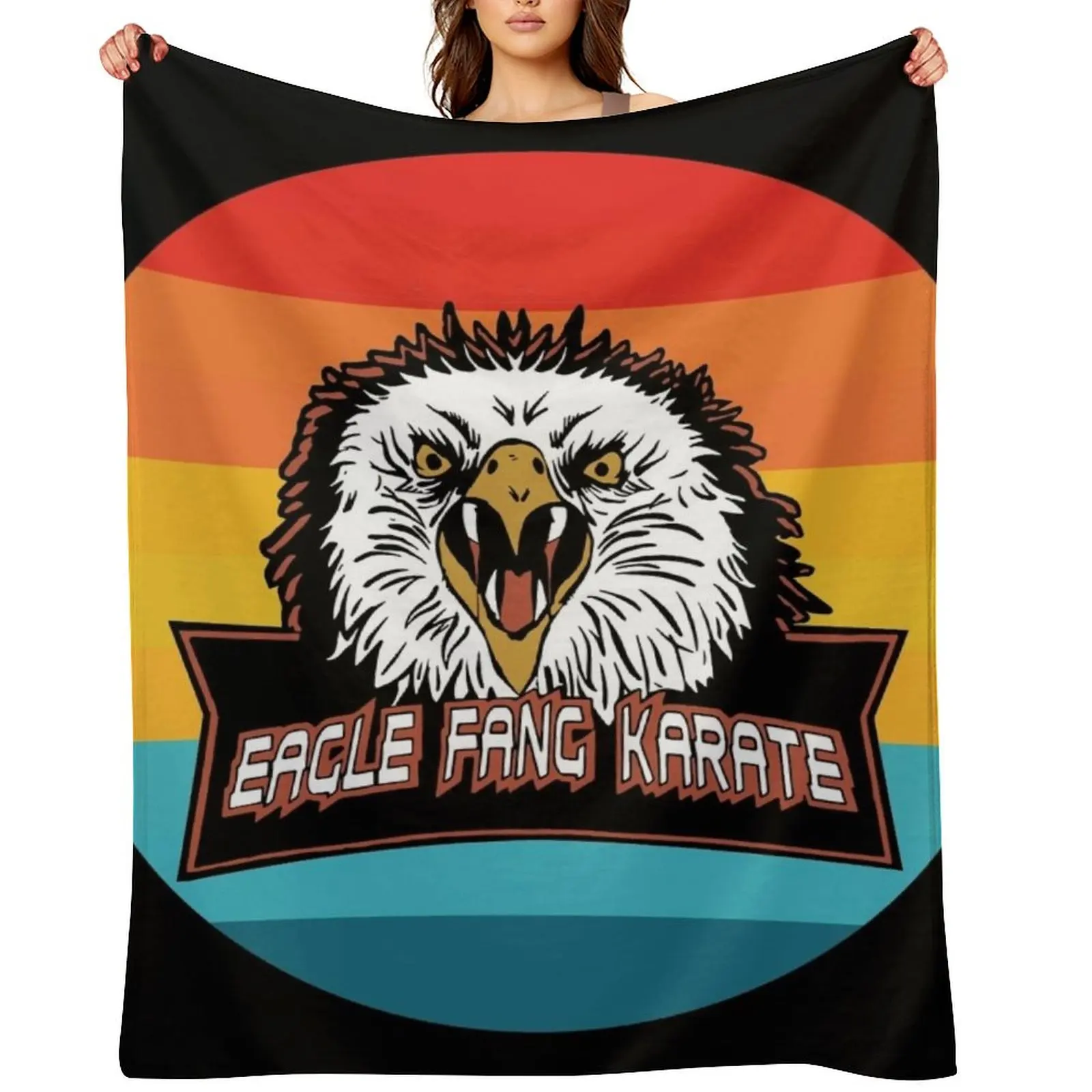 

Eagle Fang Karate Classic T-Shirt Throw Blanket Soft Big Blankets Sofas Of Decoration Picnic Plush Blankets