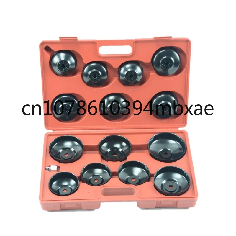 15pc Oil Filter Wrench Set Cup Type Car Van Socket Set Removal Garage Tool Kit Automotive Tools XC3026A