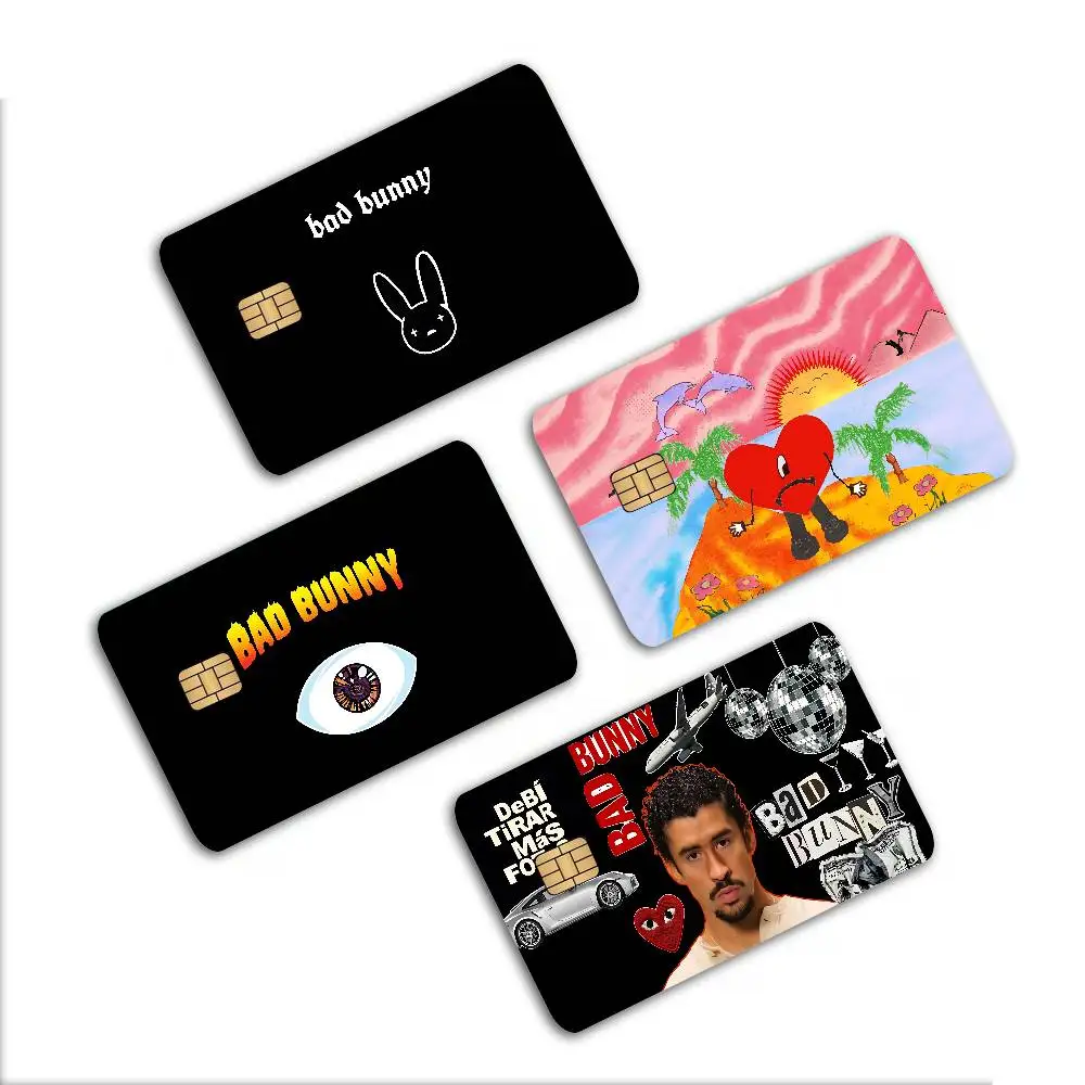 B-Bads B-Bunnys Art Anmie Sticker Film Skin Cover for Credit Card Debit Bank Card Front