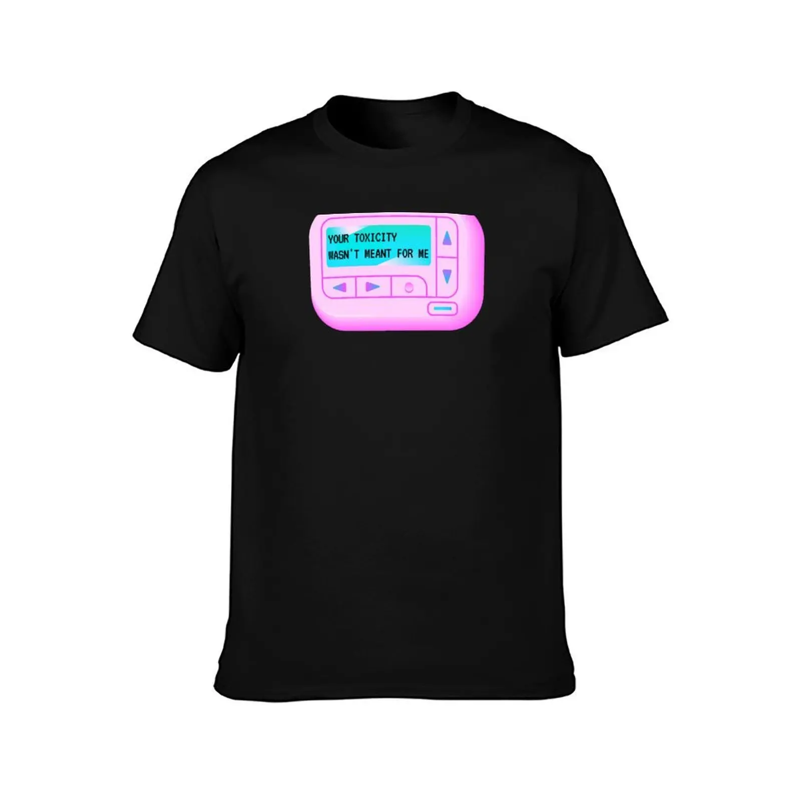 Your Toxicity Wasn't Meant For Me T-Shirt, Summer Casual Cotton Tee, Oversized Streetwear Tops, Vintage Graphic Print