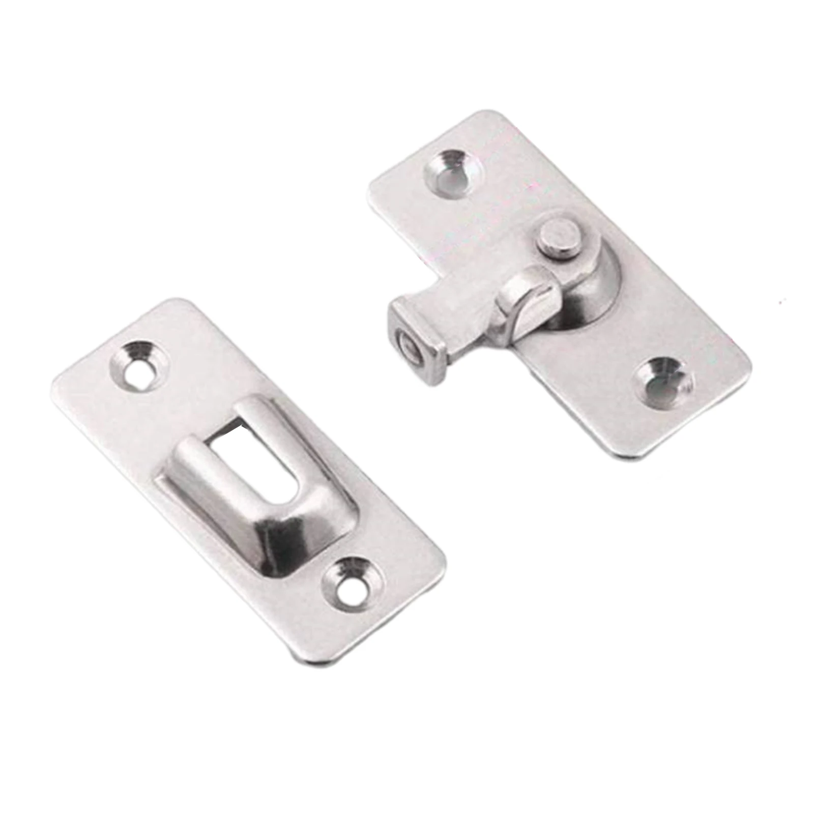 

Door Lock Stainless Steel Buckle Lock Suitable for Gate Window Cabinet Protect Your Belongings with Confidence