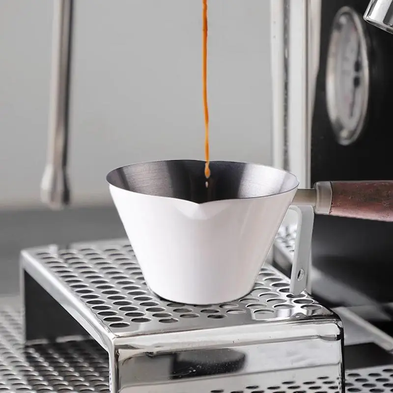 

Coffee Dosing Cup Multifunctional Metal Measuring Cups Espresso Dosing Cup Ergonomic Espresso Accessories Dosing Container For