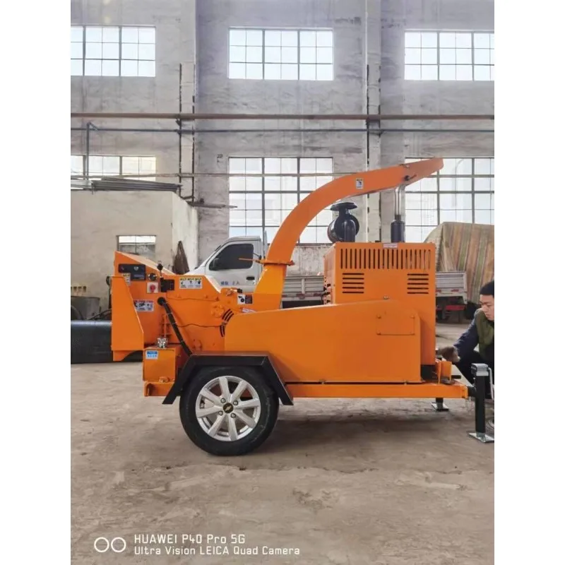 Diesel Wood Chipper Branches Leaves Garden Wood Chipper Mexico