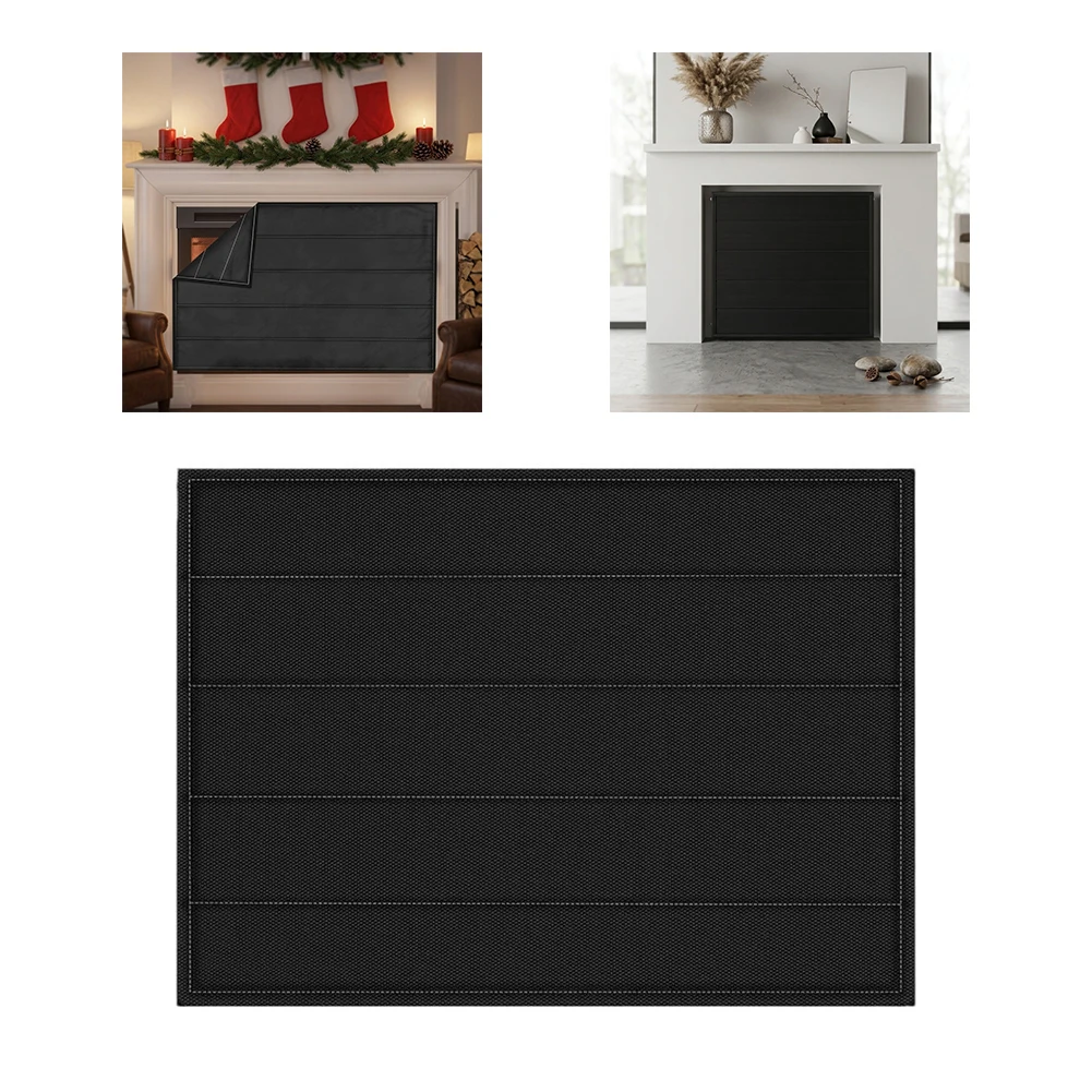 Magnetic Fireplace Insulation Cover Energy Efficient Draft Blocker Heat Loss Protection Shield For Household Indoor Fireplace