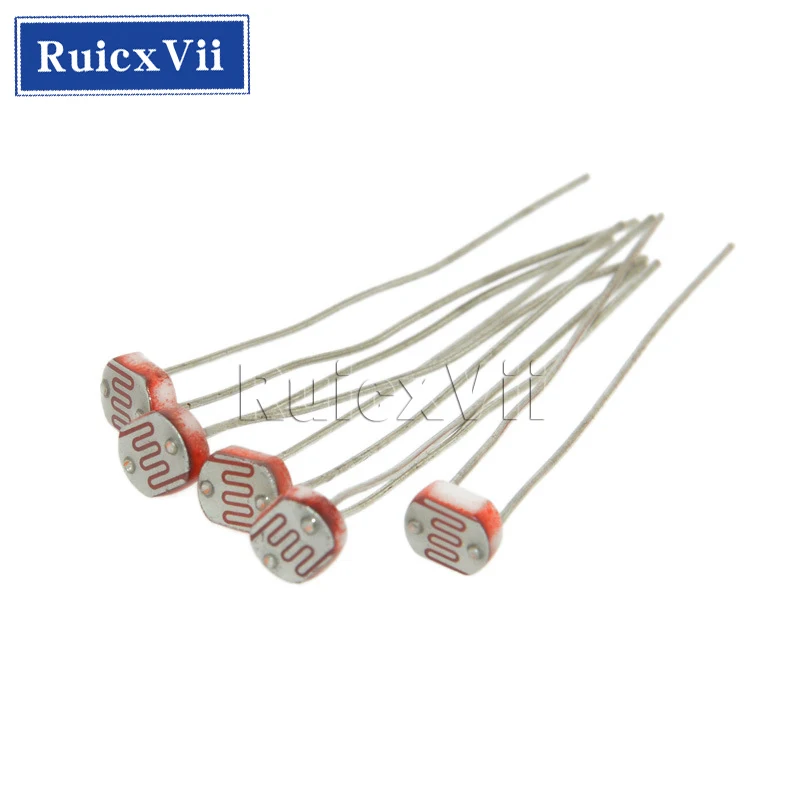 20pcs Photoresistor GL5506/GL5516/GL5528/GL5537/GL5539/GL5547/GL5549 Light Detection Switch Sensor