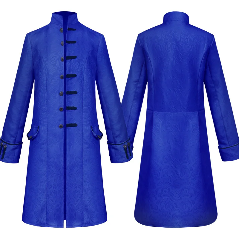 Neue männer Faion St Punk Retro orm Mantel Reine Farbe Stehkragen Halloween Cosplay Kostüm Herbst Saison Damen Kleidung