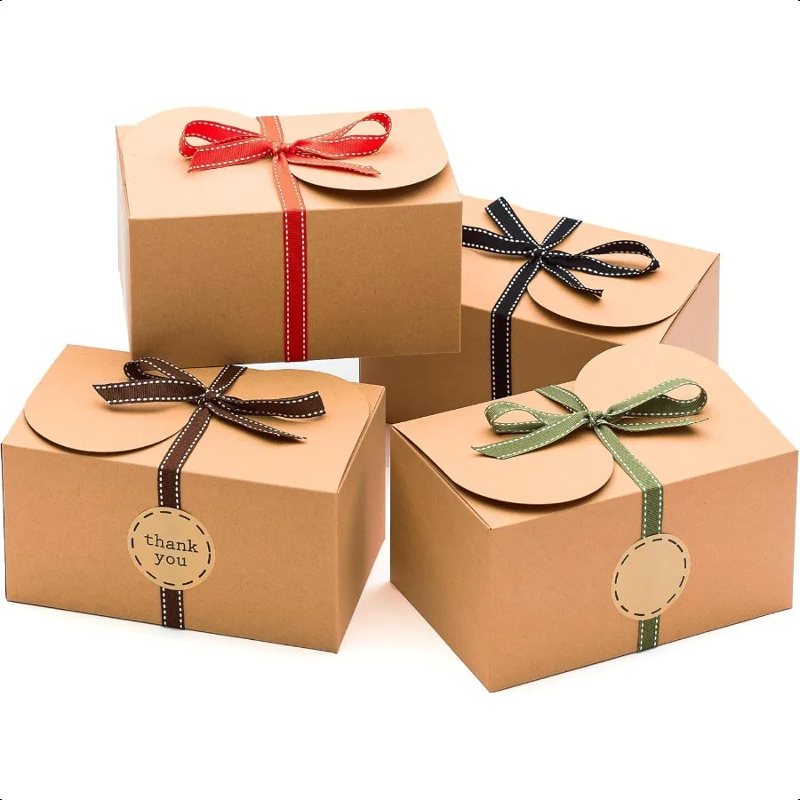 Large Brown Kraft Boxes 20 Pack 9 x 5.5