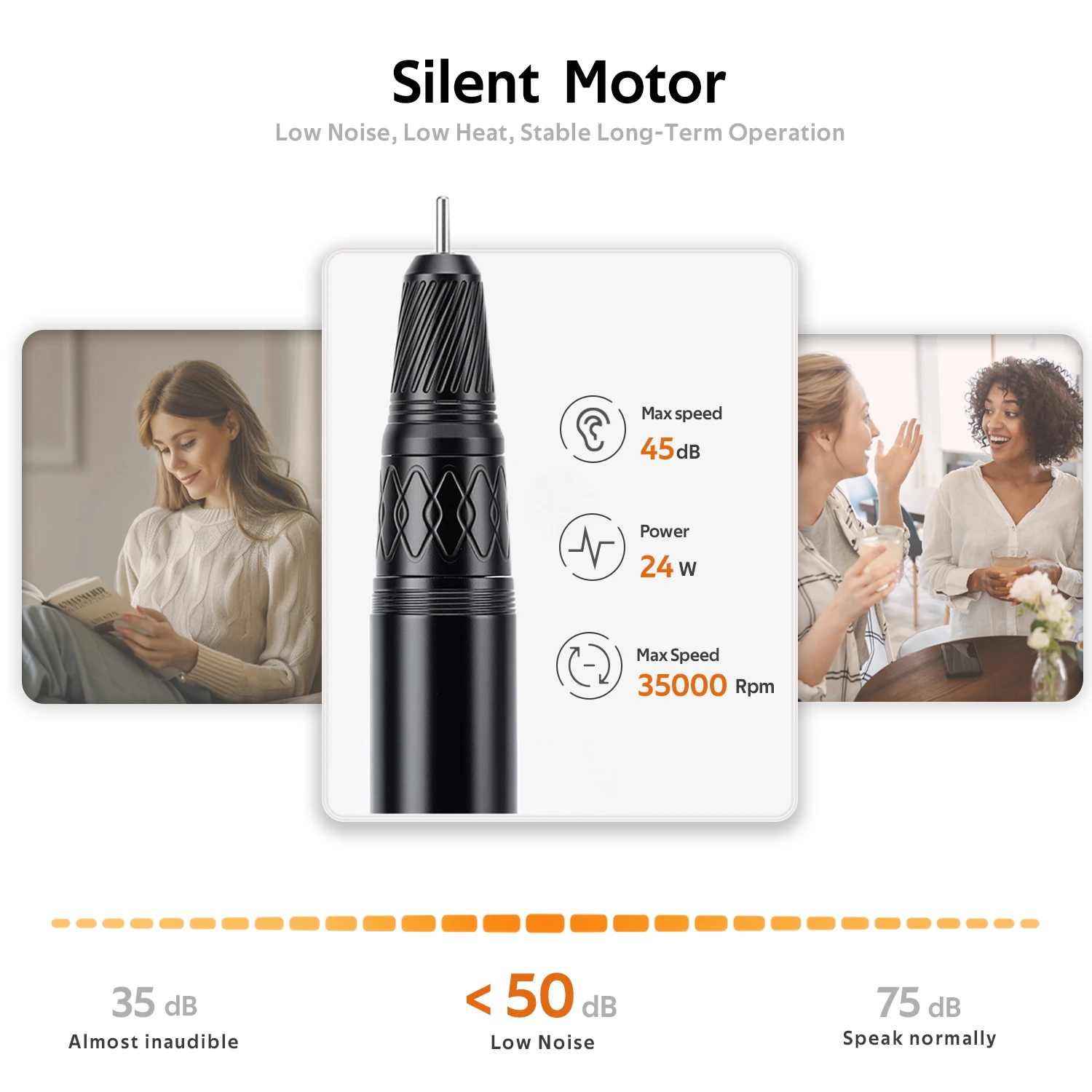 2025 رائجة البيع مسمار الحفر آلات القلم تلميع بت بيضاء الوافدين في المعدات 35000 دورة في الدقيقة آلة الحفر مسمار #3