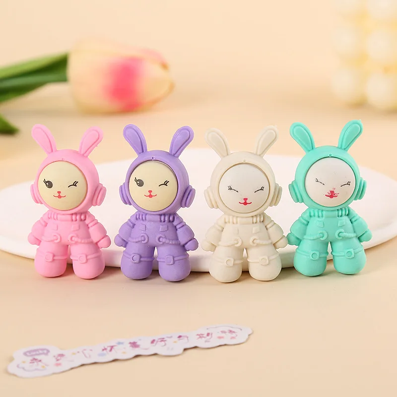 

Креативный космический ластик с кроликом, офисные школьные принадлежности, карандаш для начальной школы, 3D трехмерный сборный подарок, оптовая продажа