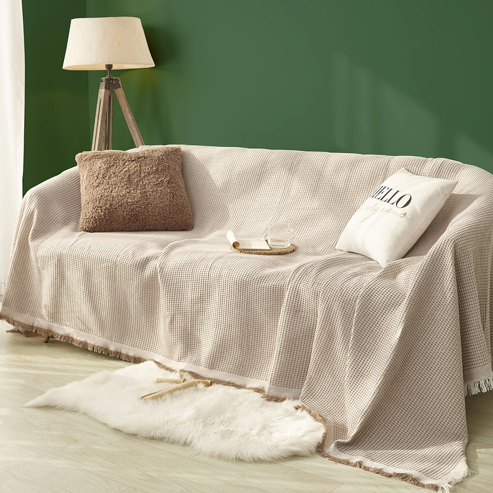 Capas de sofá secionais laváveis, Slipcovers para sofá-cama, Throw, Decorativo, 3 Almofada