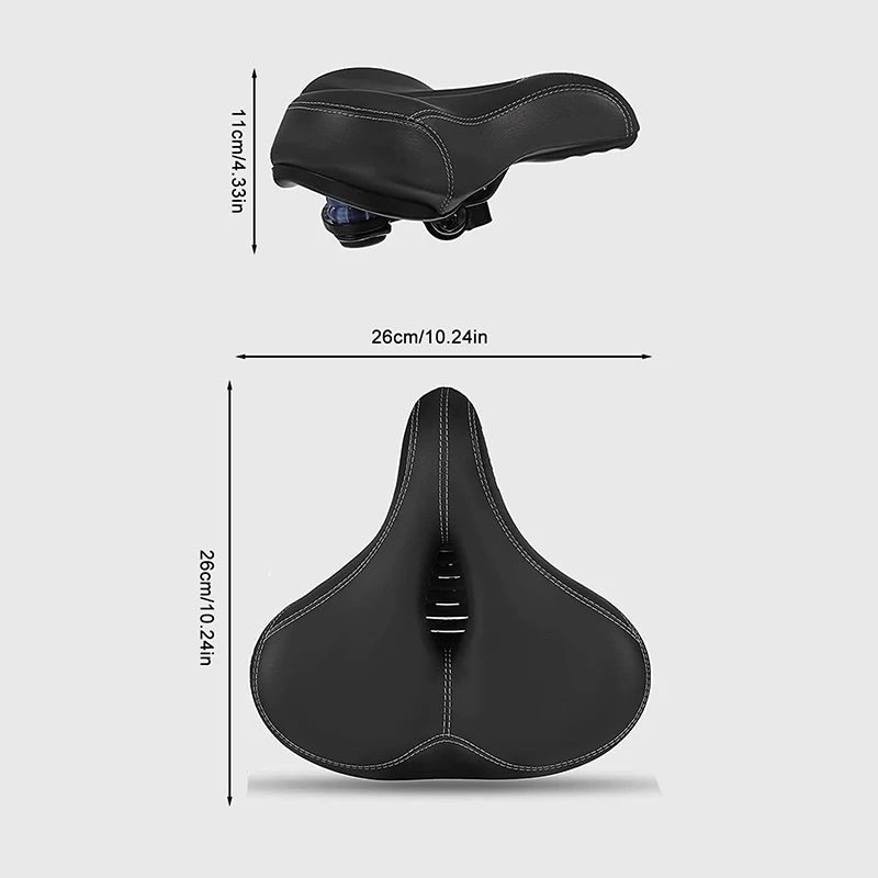 Shock Absorbing Hollow Bike Saddle Bicycle Seat Breathable Rainproof Cycling Road Mountain Cyxling Accessory