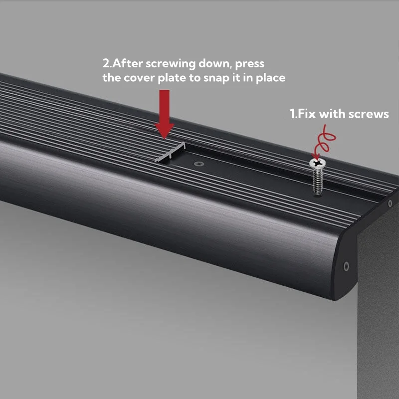 Surface Mount Stair Anti Slip Step Linear Light No Groove Led Aluminum Profile Channel For Villa Hotel Corridor Staircase Lamp