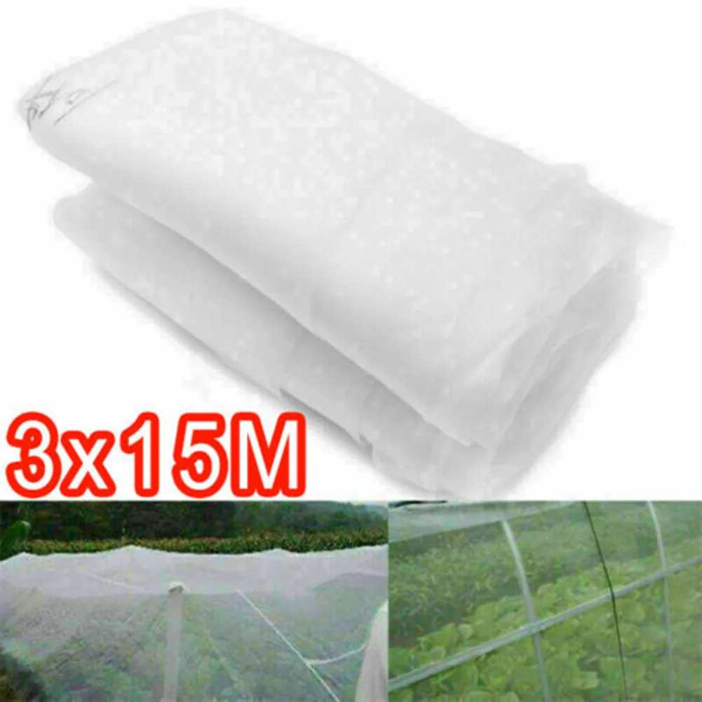 3m*15m Garden Protective Net Vegetables Tomato Pepper Strawberry Crops Plant Mesh Bird Insect Animal Protective Netting