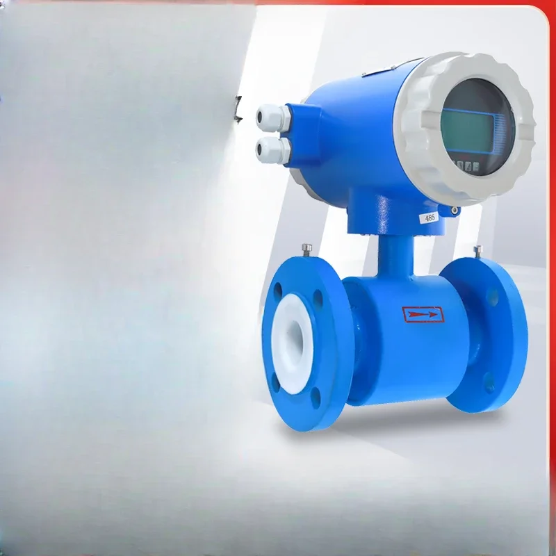 Intelligent sewage electromagnetic flowmeter high-precision digital sensor integrated flowmeter