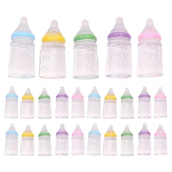 30Pcs Miniature Baby Bottle Toys Mini Milk Bottles Baby Bottle Playthings Diy Baby Bottles Baby Shower Favor Supplies