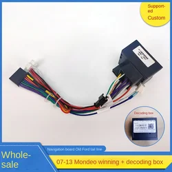 Wiring Harness 16 Pin Plug Radio Adapter Antenna Car Head Unit 12V Connector Cable For Ford Focus mk2 Mondeo mk3 S-max 2006-2011