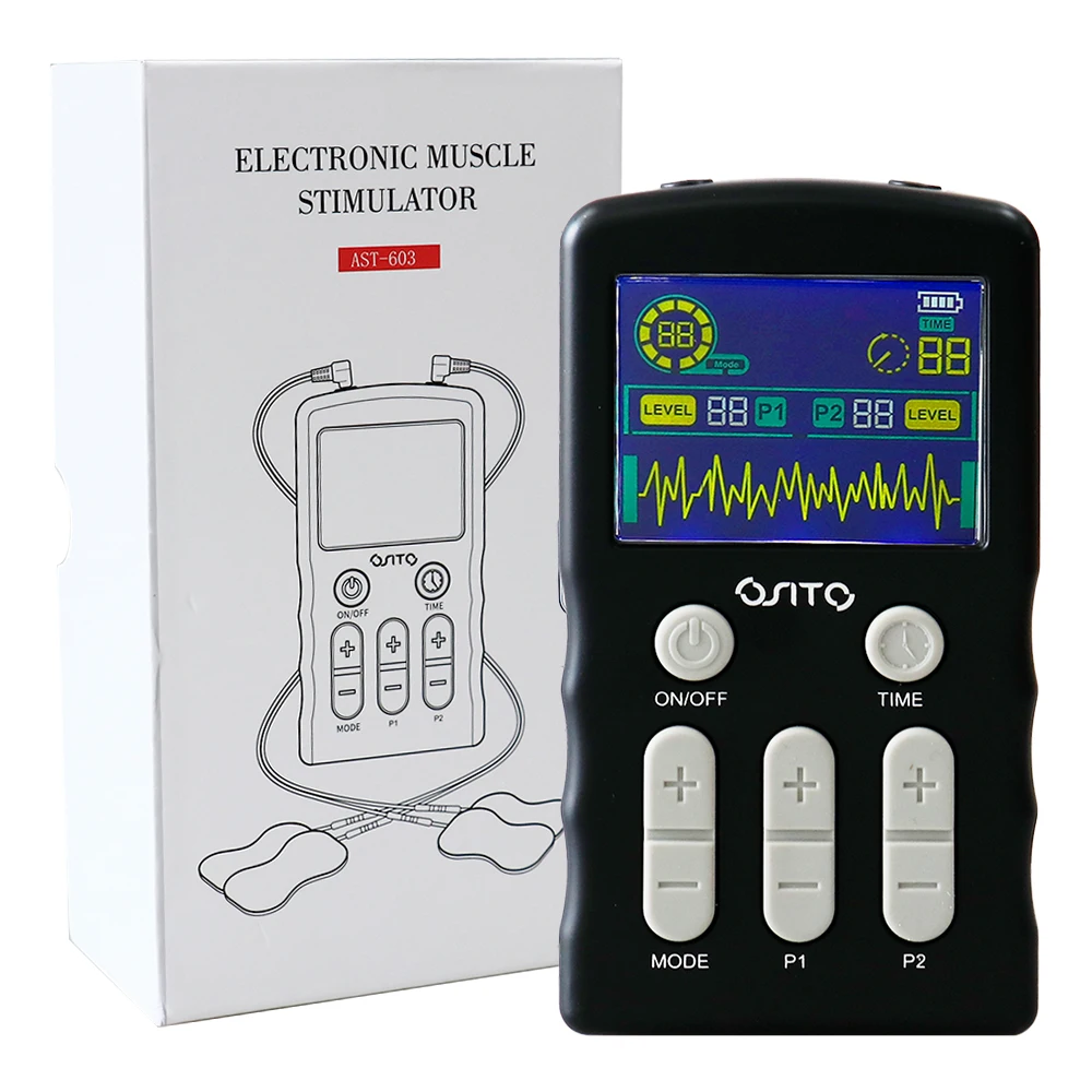 

TENS Pulse Machine Low Frequency Therapy Device Myostimulation Apparatus Rechargeable Electric Body Massager Slimming