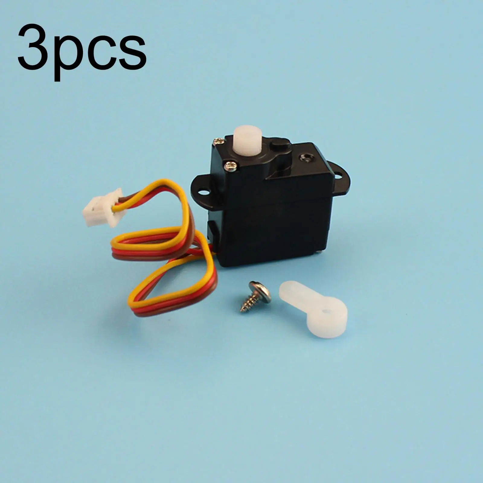 3 Pieces RC Heclicopter Servo Set Easy to Install Remote Control Model Practical Accessories for Wltoys XK K127 K110S Aircraft