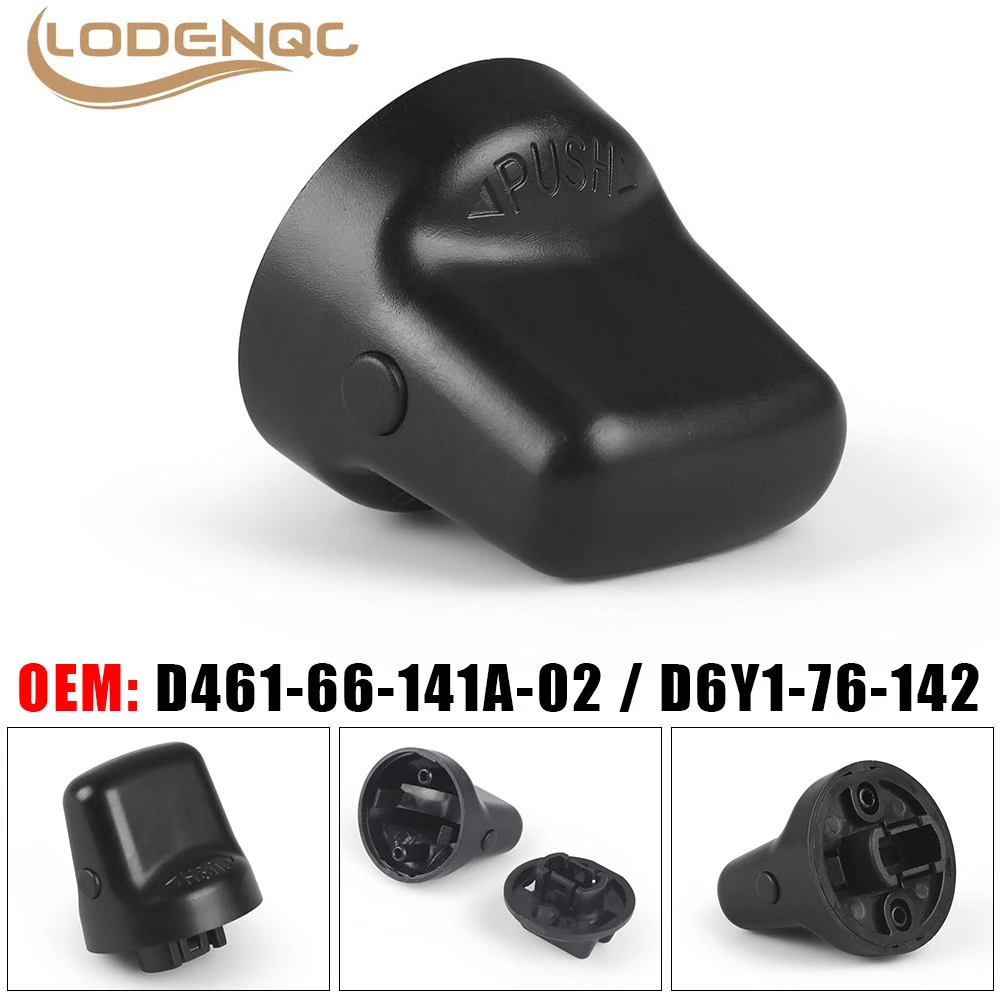 D6Y1-76 Ignition Key Knob Push Turn Switch Key Ignition Knob Set For Keyless Entry Mazda Speed 6 CX7 CX9 Replace D461-66-141A-02