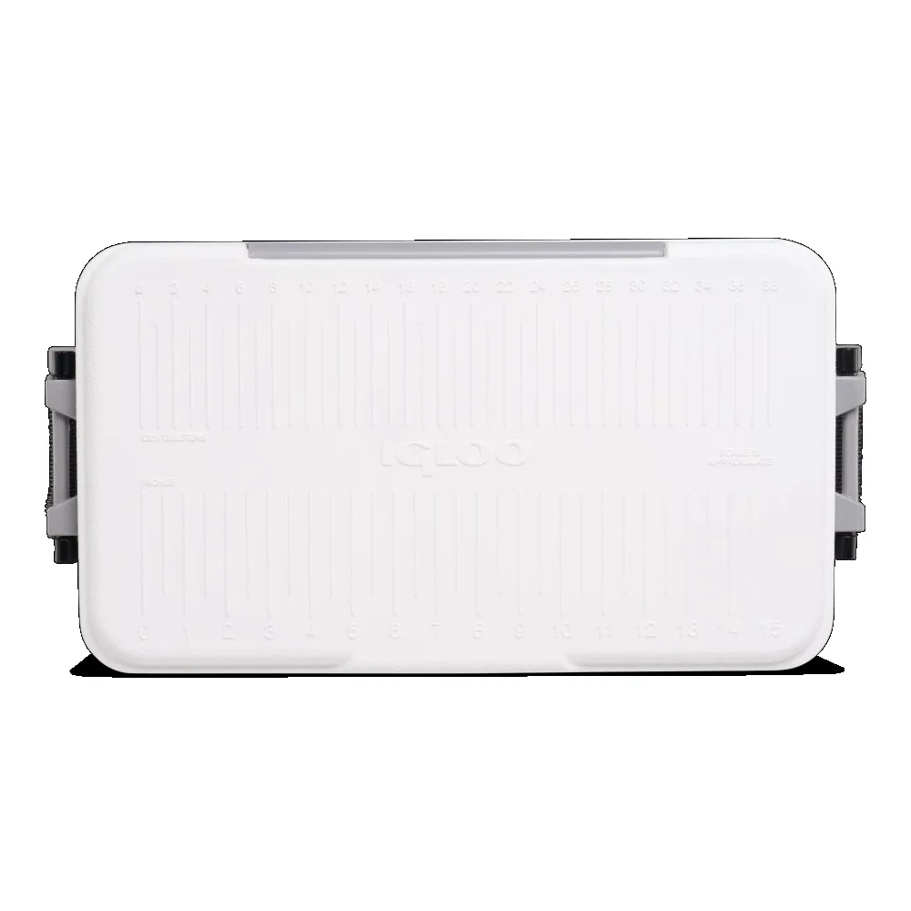 25 QT Marine Hard Sided Cooler, White (10.46" x 20.56" x 13.06"), UV Inhibitors Prevent Sun Damage Holds Up to 36 Cans