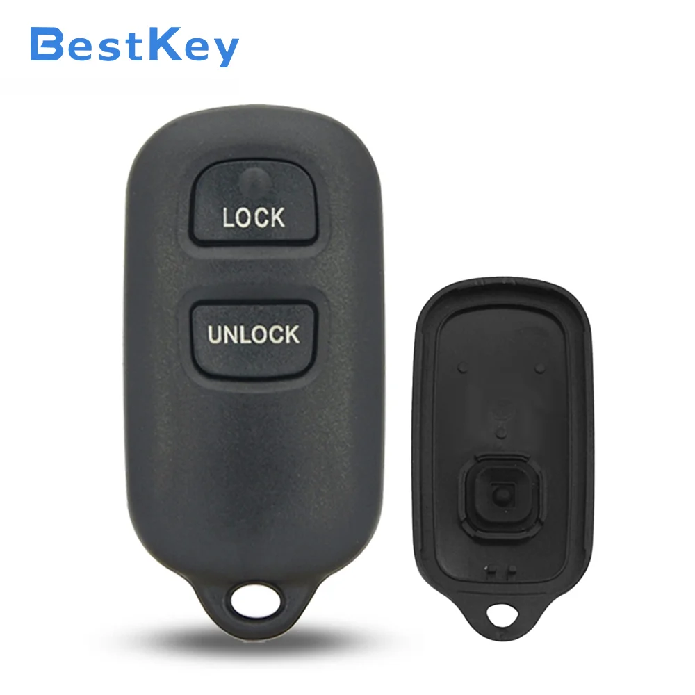 Best Key BAB237131-056 Remote Fob for Toyota Scion Camry Highlander 1995-2006 | PN 08191-00922 | 2+Panic Button | 303.8MHz
