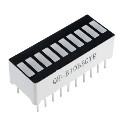 1/5 PCS 10 Segments LED Display Light Strip 4-color Luminous Strip LED Modules Multicolor Bargraph 10 Bar-graph for Arduino