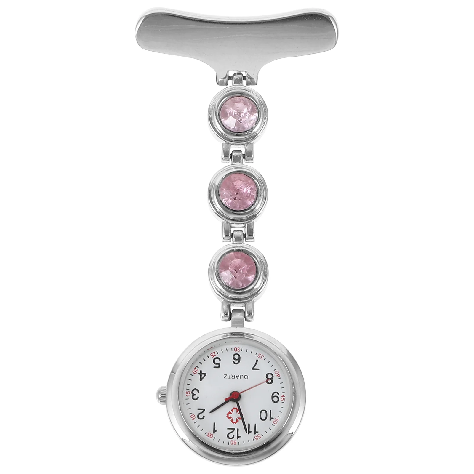 

Clip on Fob Watch for Nurses Creative Table Backpack Student Pocket Brooch Watches