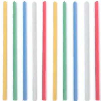 30pcs Slide Binders For Book Binding Bars Plastic Slide Binder Report Covers Sliding Bars Colored File Folder Loose Leaf Binder