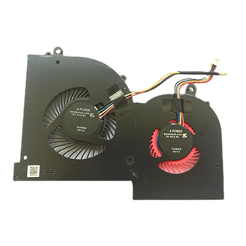 

New CPU GPU Cooling Fan For MSI GS65 GS65VR P65 MS-16Q1 MS-16Q2 MS-16Q3 MS-16Q5 MS-16Q4 16Q2-GPU-CW Laptop Cooler Fan