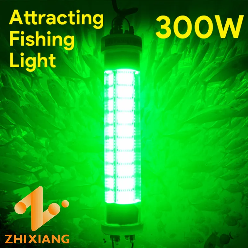 400W Night Lure Submersible IP68 12V LED Underwater Fishing Light Green