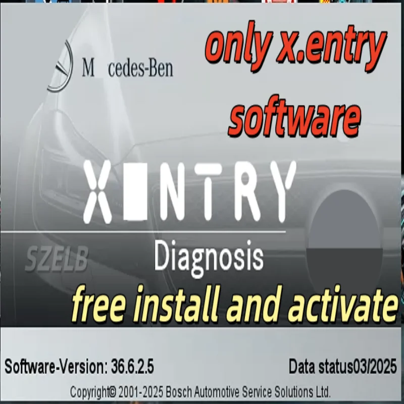 Xentry 2026.3 six Software New Version for Mercedes-Benz Diagnostic Software Remotely Install and Activate and Openport J2534