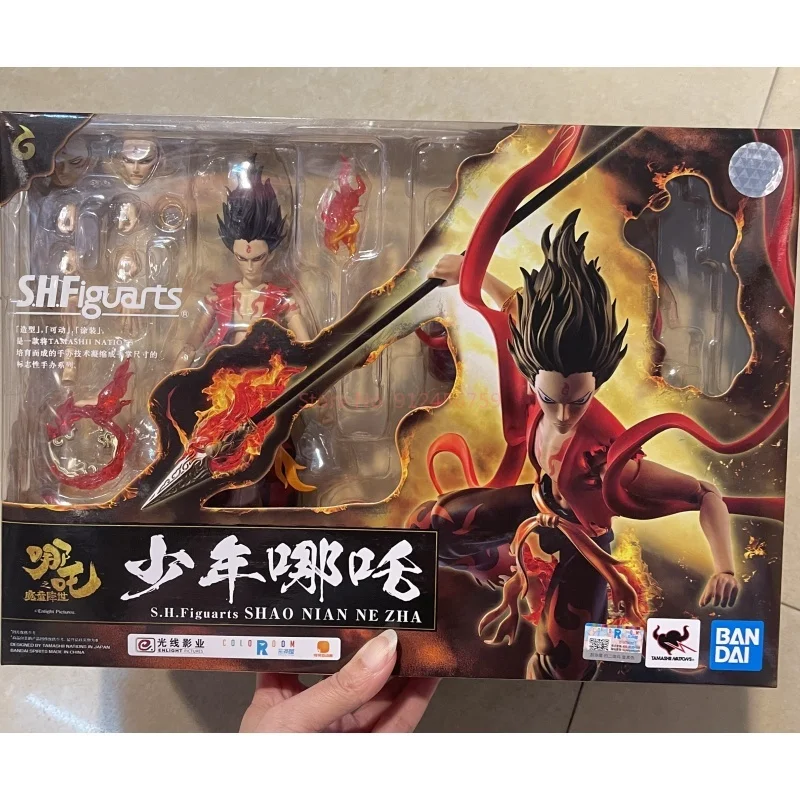 Em estoque original bandai nezha ao bing s.h. figuarts nascimento