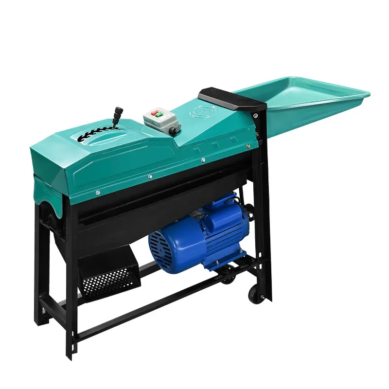 

Electric corn thresher, fully automatic household small double drum corn stripper