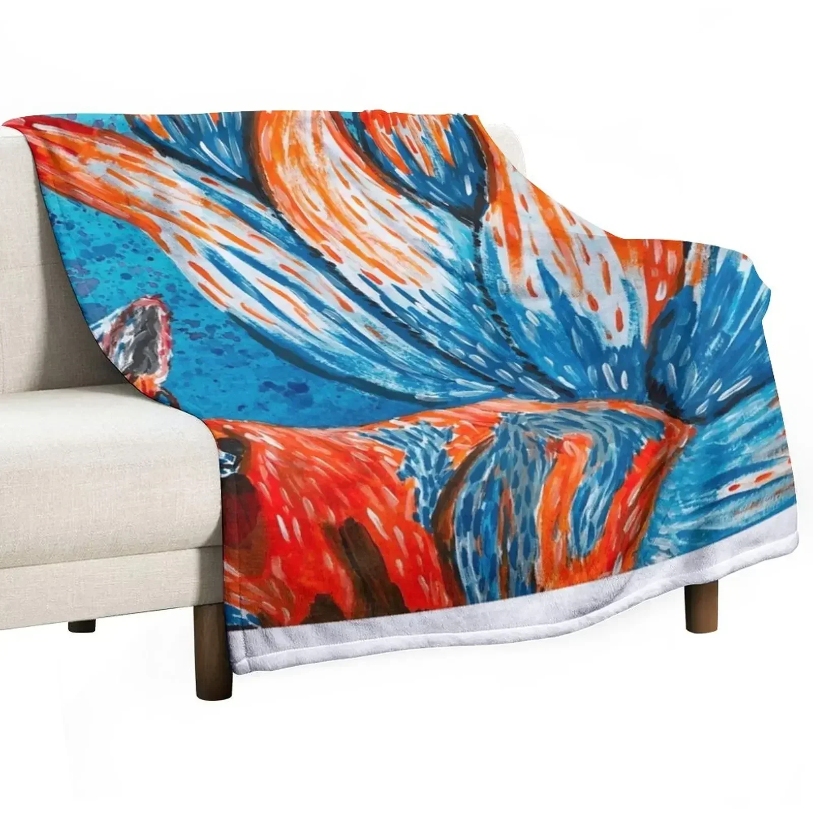 

New Nine-Tailed Fox Throw Blanket Stylish Warm Blanket for Living Room Bedroom