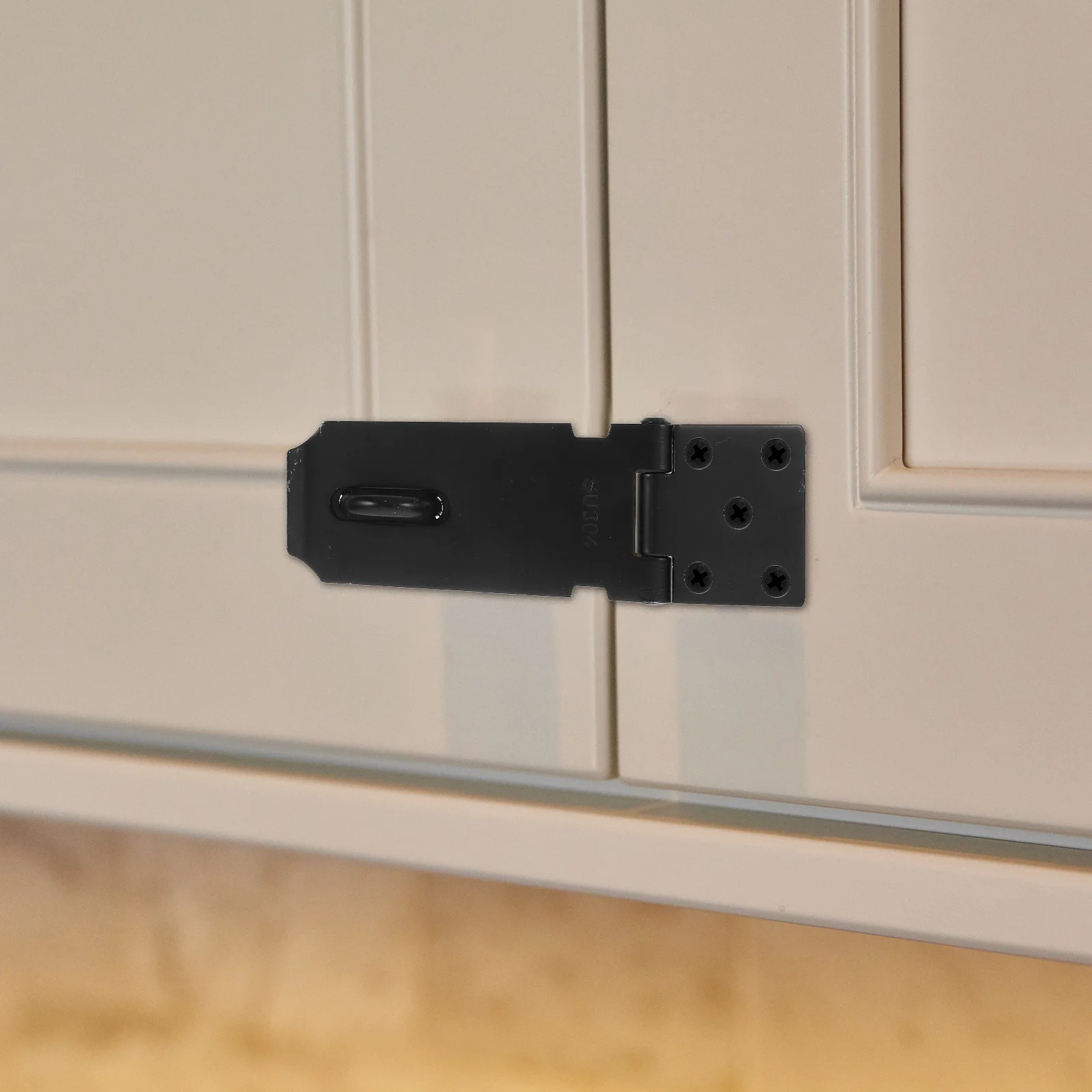 2 مجموعات الفولاذ المقاوم للصدأ غلق بمشبك مزلاج الثقيلة الحظيرة مزلاج الباب تسليط قفل قفل المفصلي بوابة قفل الأجهزة الباب غلق بمشبك قفل