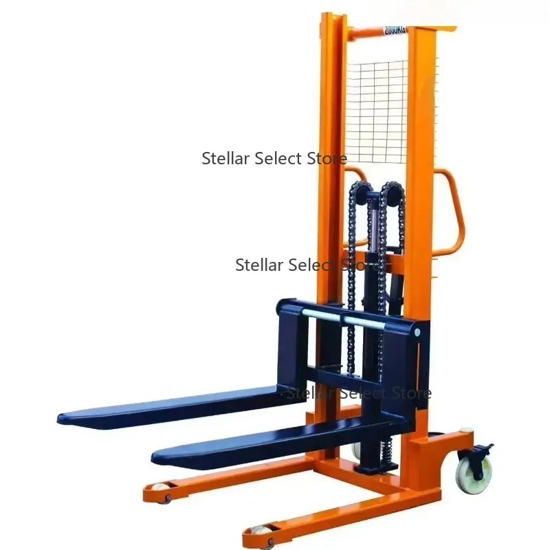 Standard Manual Hydraulic 1.5t Stacker 3 Ton Hand Pallet Manual Self Loading Stacker
