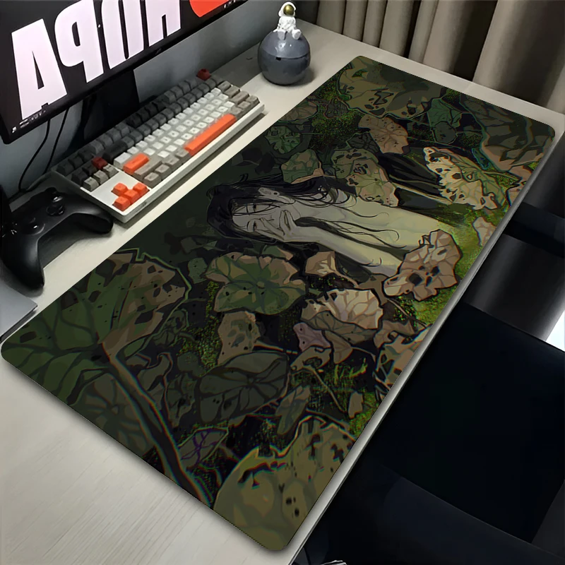 Large HD Mouse Pad Laptop Cool Anime Non Slip Keyboard Rug XXL J-jujutsu K-kaisen Mousepad PC Geto Suguru Gamer Cabinet Desk Mat