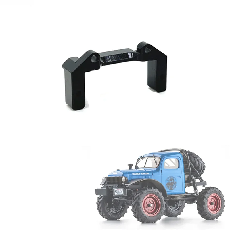 Soporte servo de metal para FMS FCX24 1/24 RC Crawler Car Upgrade Parts Accesorios de repuesto, negro