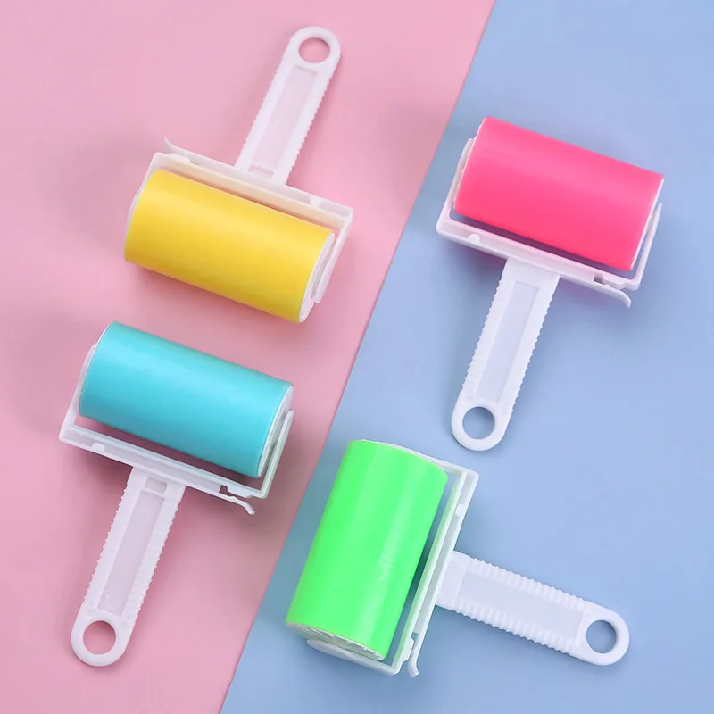 High Quality Washable Reusable Household Cleaning Remover Portable Hair Rolle Clothes Hair Pet Hair Sticky Roller