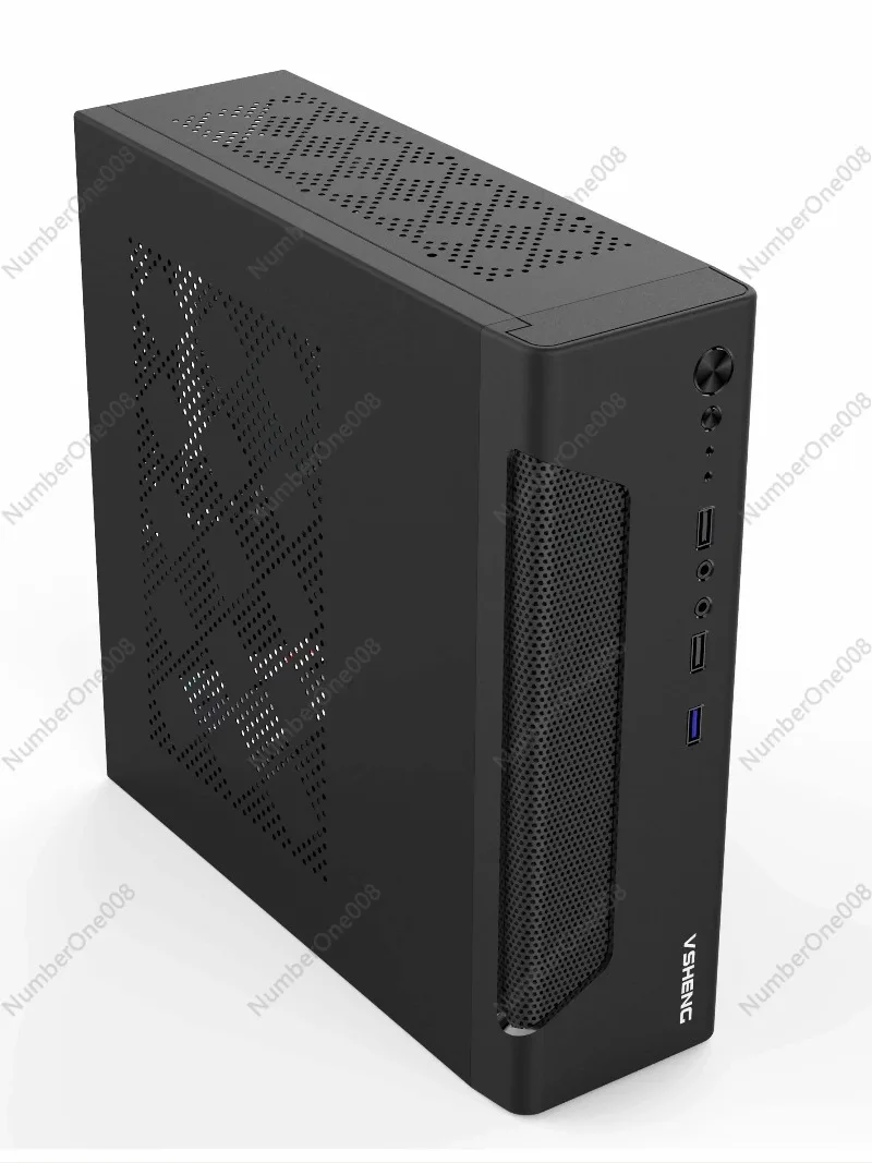 

MATX ITX 19*17 см Основная плата Маленький корпус Настольный компьютер Хост Чехол Маленький мини 1U