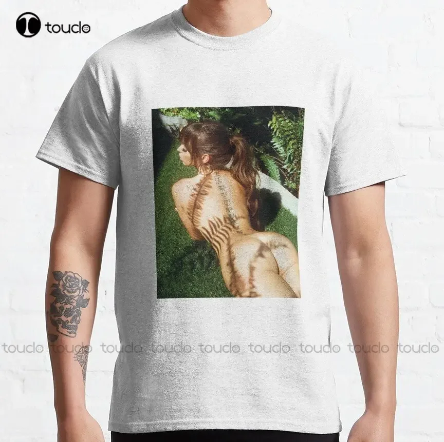 Riley Reid Ass Tattoo Poster Classic T-Shirt Shirts For Men Short Sleeve Fashion Design Casual Tee Shirts Tops Hipster Clothes