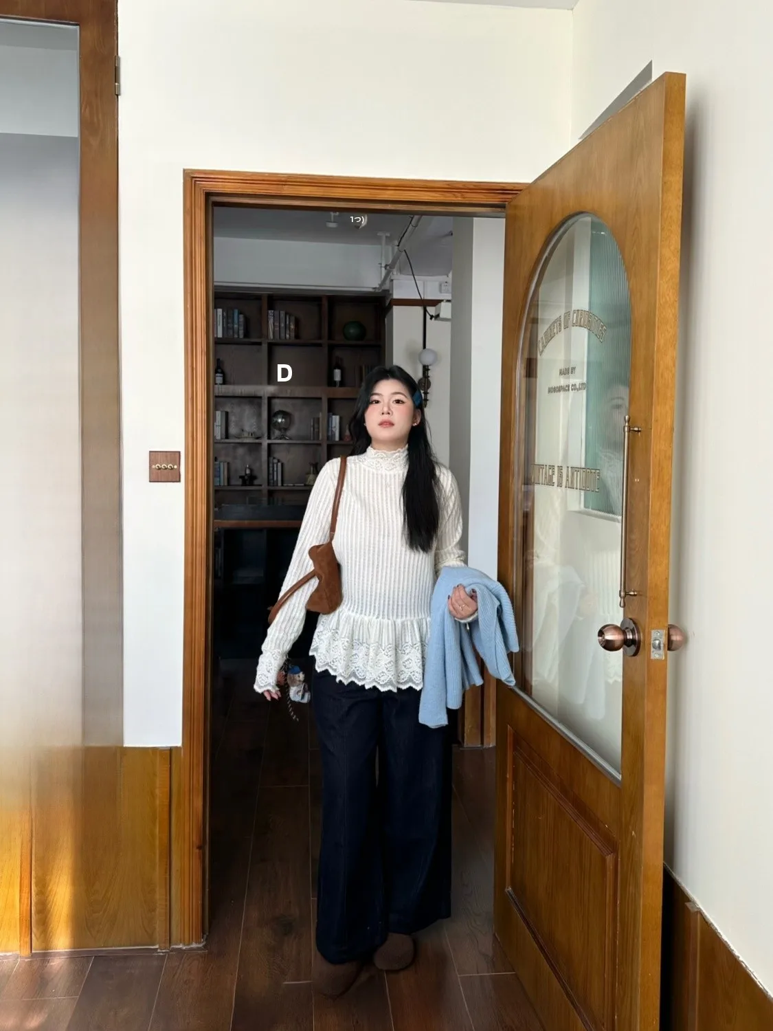 

NINI ONE, большие размеры, синие прямые джинсы в стиле ретро, осень-зима, длинные брюки для похудения на подкладке, повседневные джинсовые брюки с высокой талией