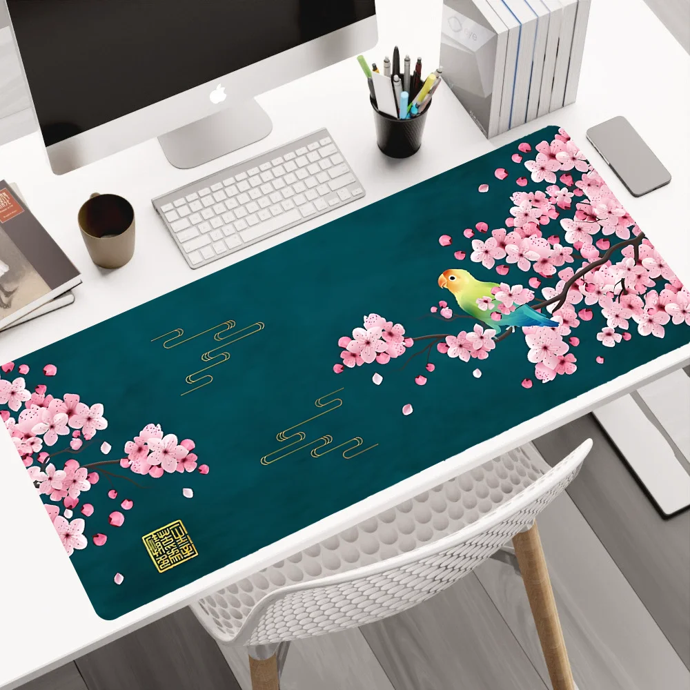 Large mouse pad e-sports game computer office desk mat keyboard pad large girl writing desk pad God of wealth non-slip