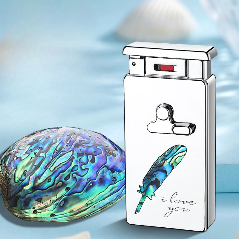 

Smart Induction Gas Lighter Is Controlled By A Colorful Shell, Creative Cigarette with Dual Fire Switches Various Options