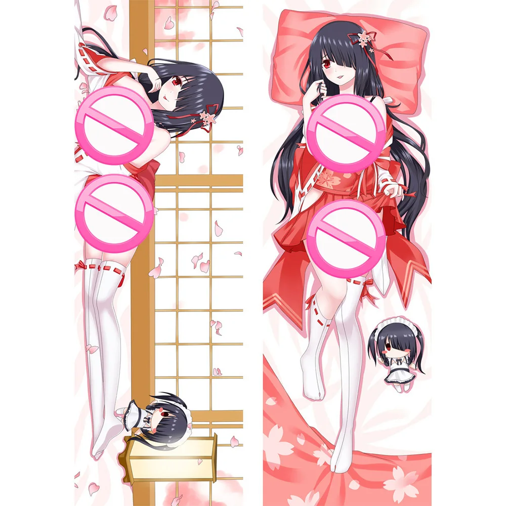 

DATE A LIVE Tokisaki Kurumi Anime Case Nightmare Double Side Printed Dakimakura Hing Body Pillow Cushion Cover