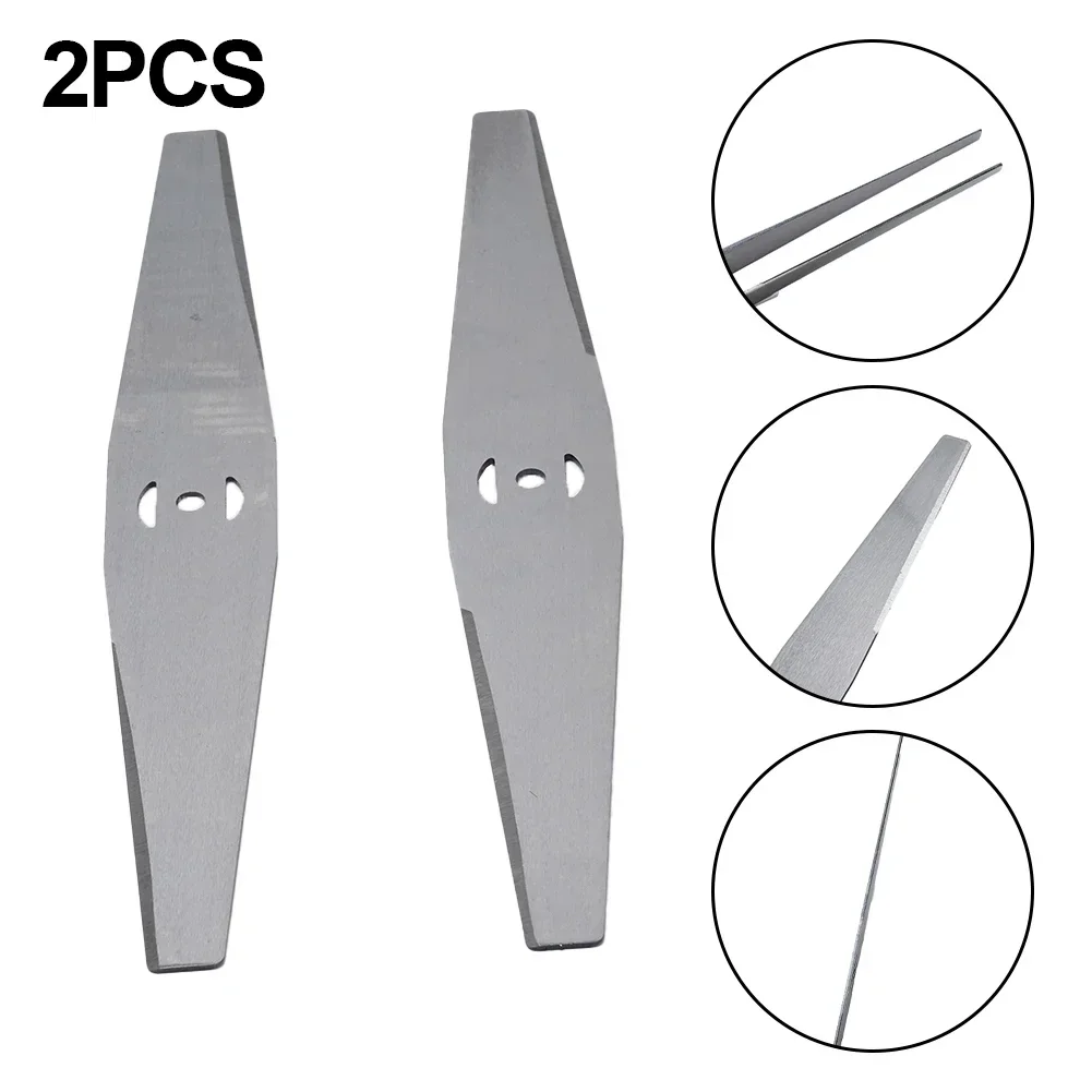 2pcs Metal Grass String Trimmer Head Blade Replacement Saw Blades Lawn Mower Fittings Accessories For Garden Tool Parts 250mm