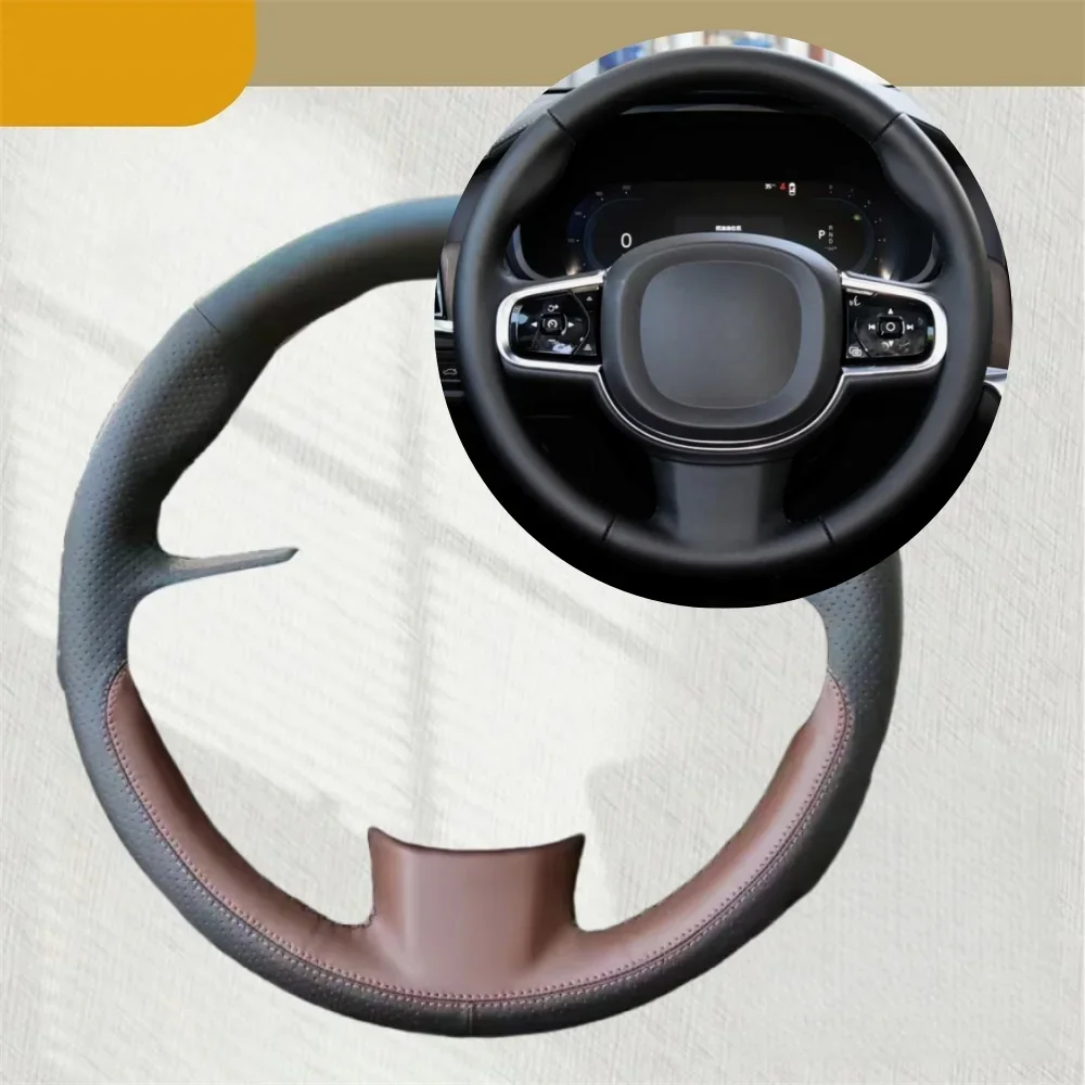 

Car Steering Wheel Cover For Volvo S90 Xc60 S60L Xc90 S80 V40 DIY Non-Slip Artificial Leather Car Accessories Steering Wrap