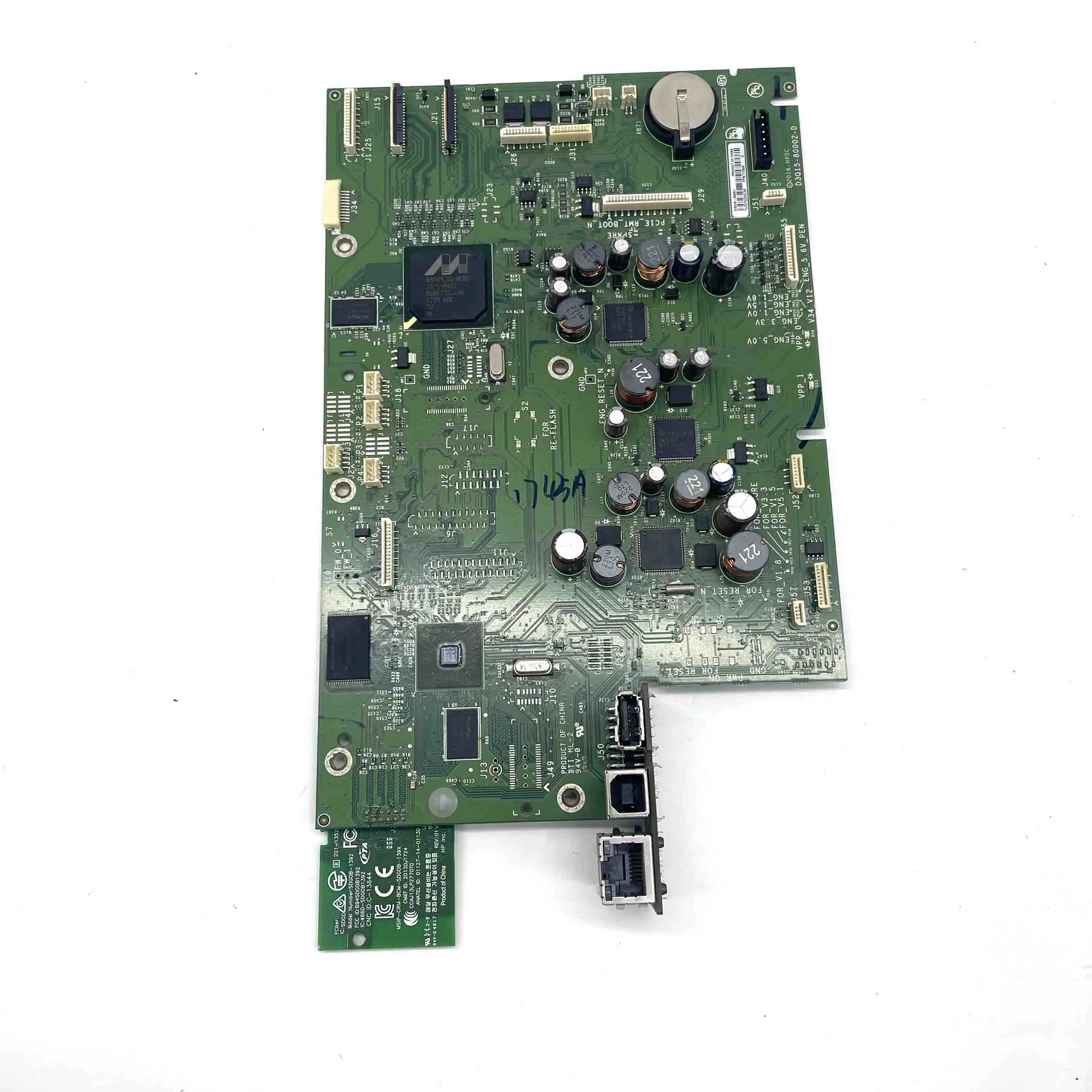 

USB port network port Main Board Fits For HP Pagewide Pro 452dw